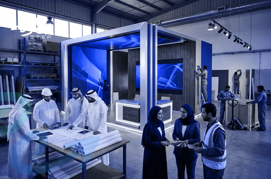 أفضل شركة تصميم أجنحة معارض بالرياض